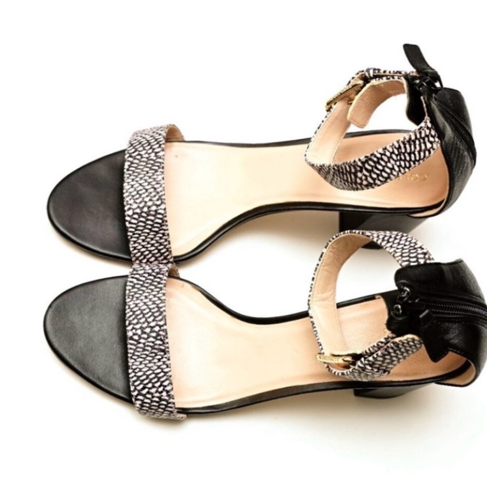 COLE HAAN Chic Clarette II Leather Open Toe Sandal Women’s Size 9 B ~ HOST PICK - Picture 11 of 12